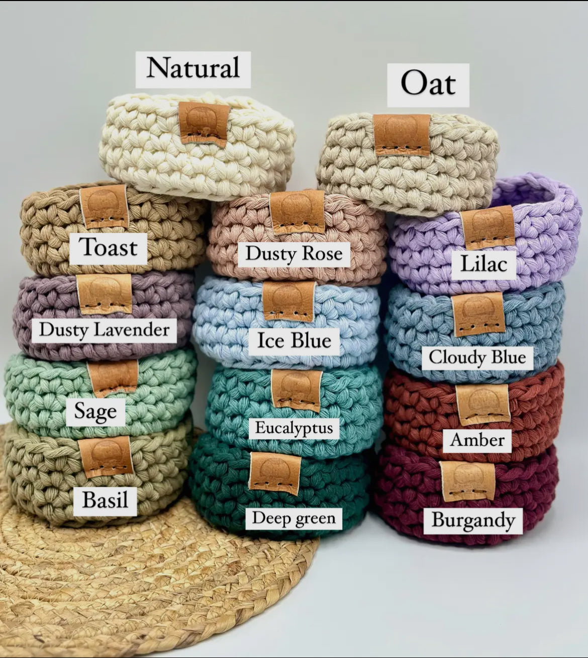 Mini Crocheted Basket