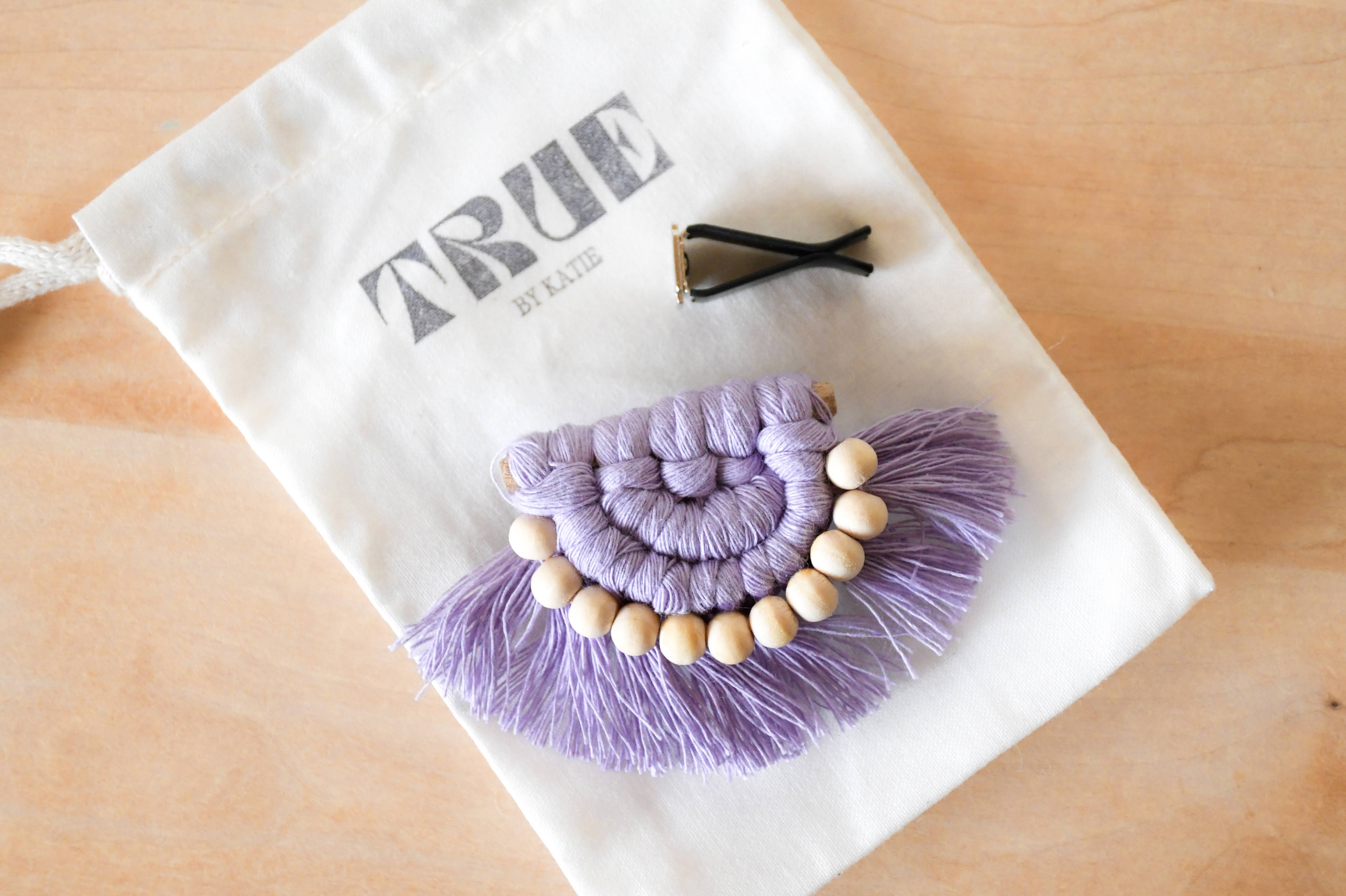 Macrame Essential Oil Car Vent Diffuser with Clip