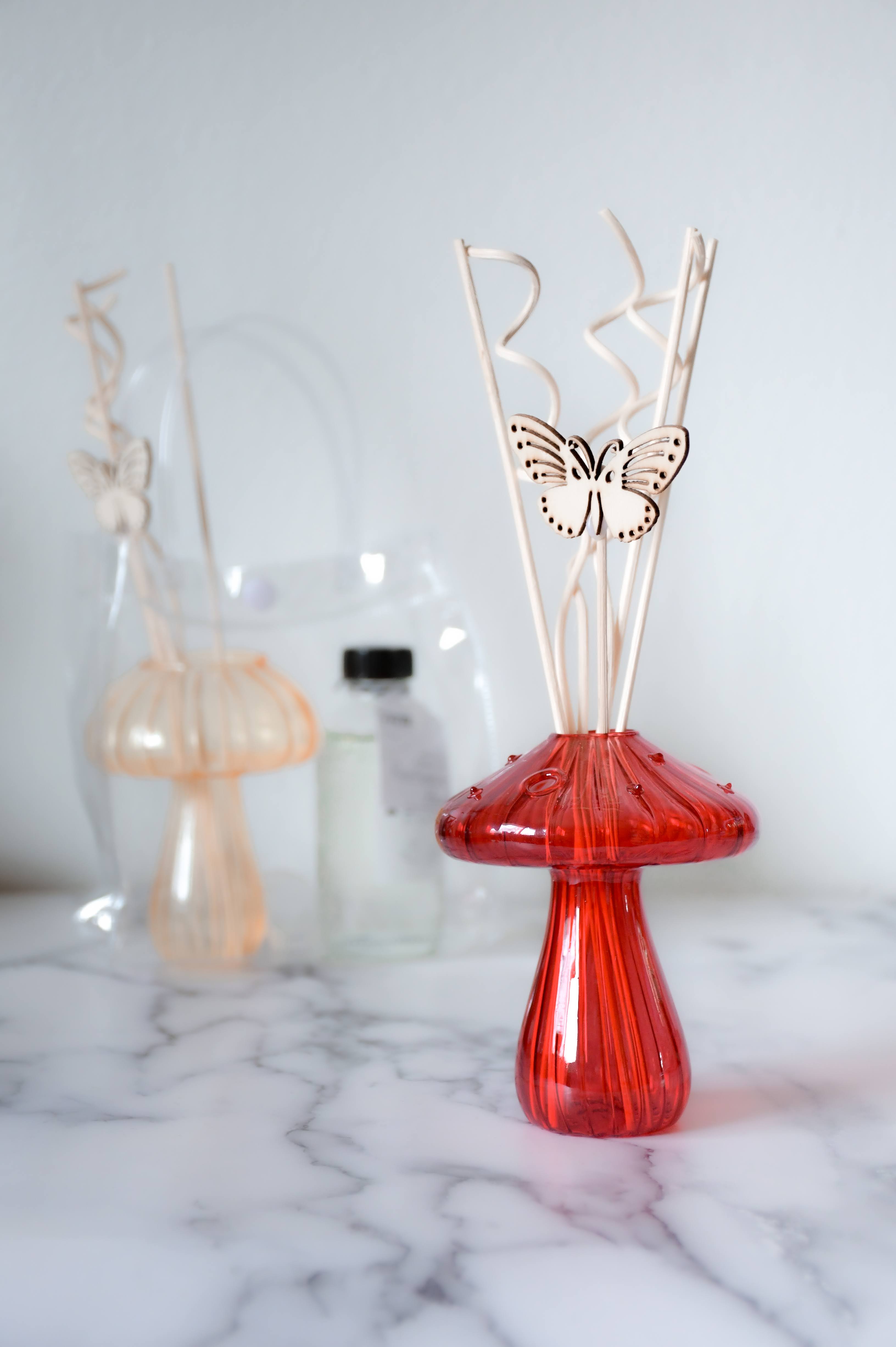 Mushroom Reed Diffuser Glass Set