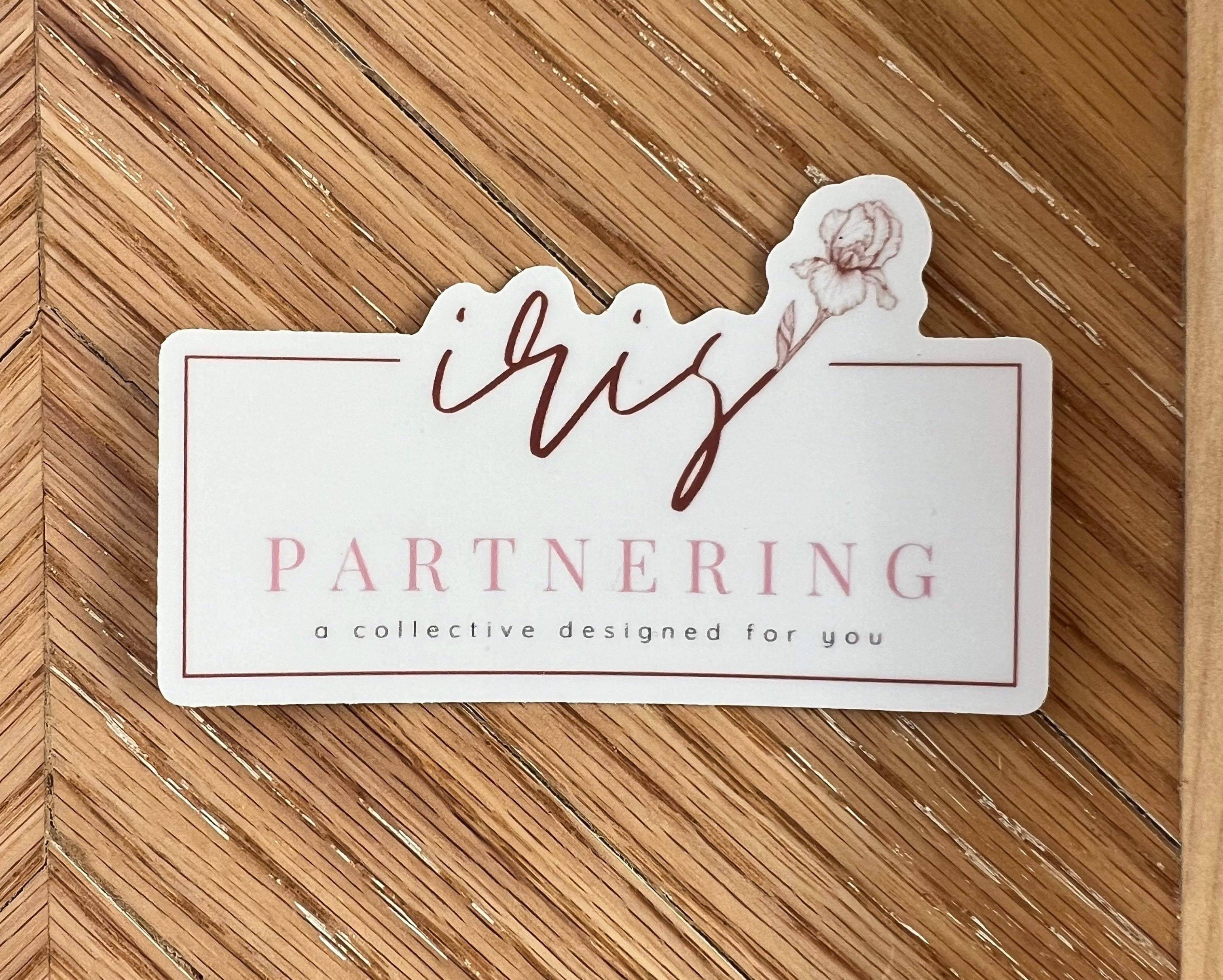 Iris Partnering Sticker