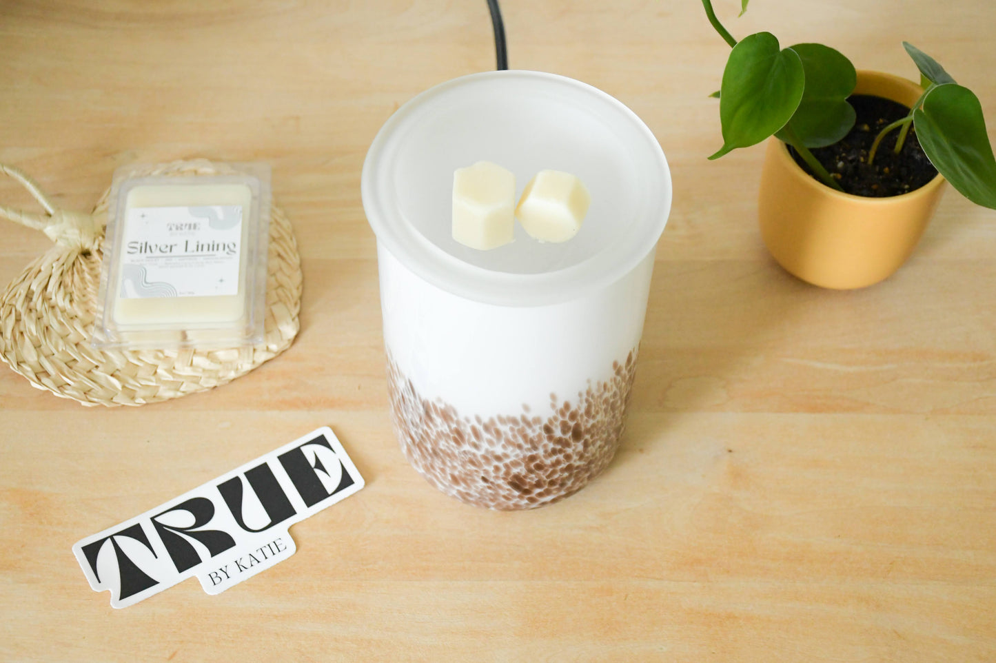 Tiger Shell Glass Wax Warmer