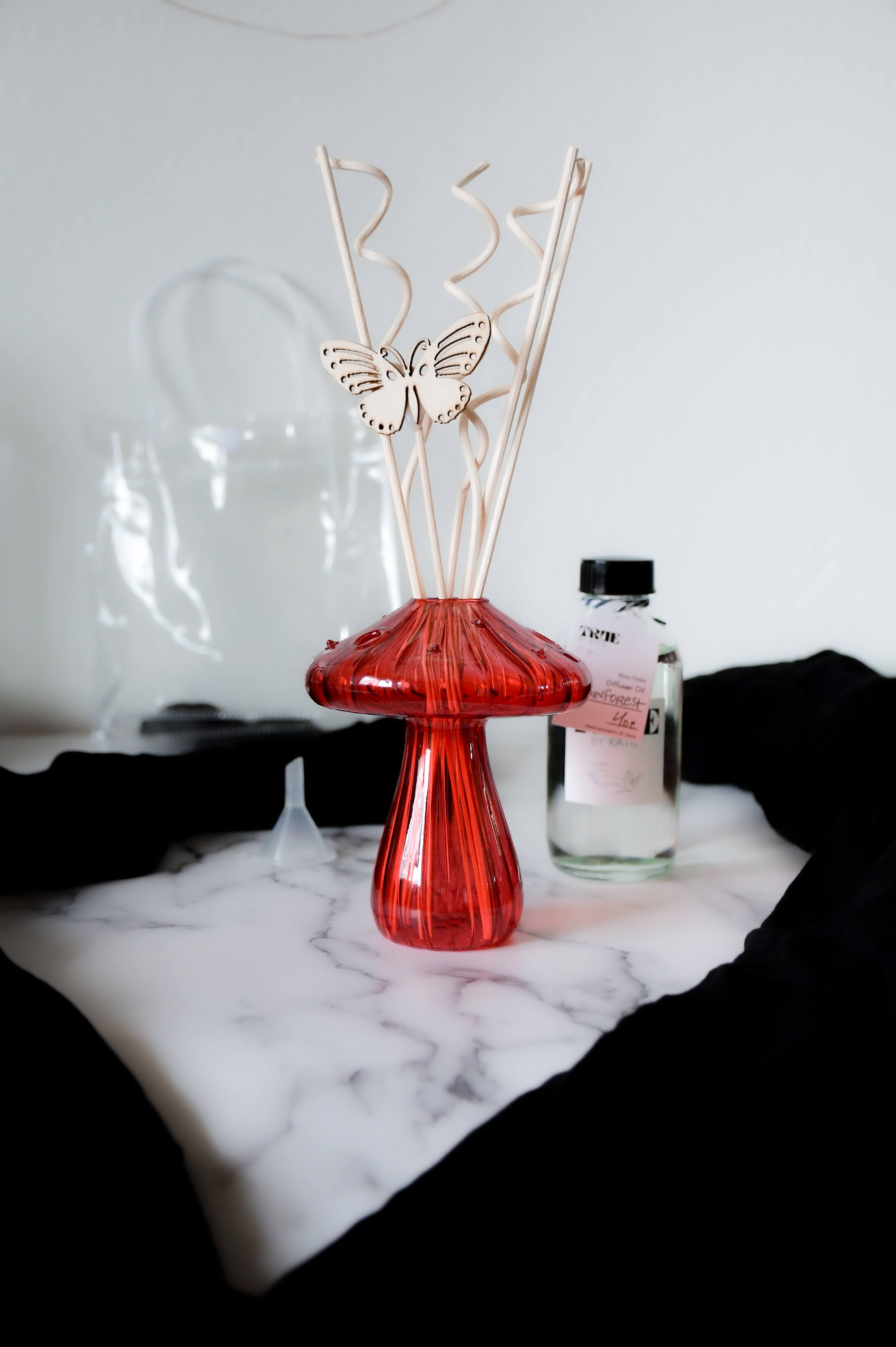 Mushroom Reed Diffuser Glass Set