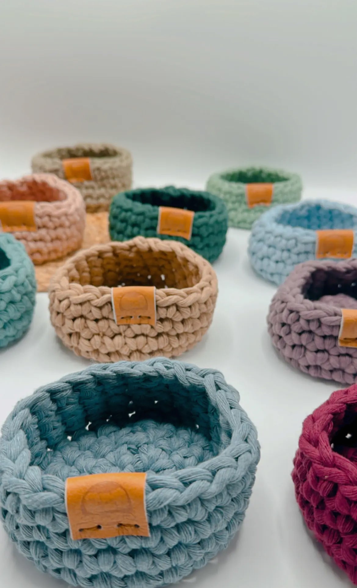 Mini Crocheted Basket