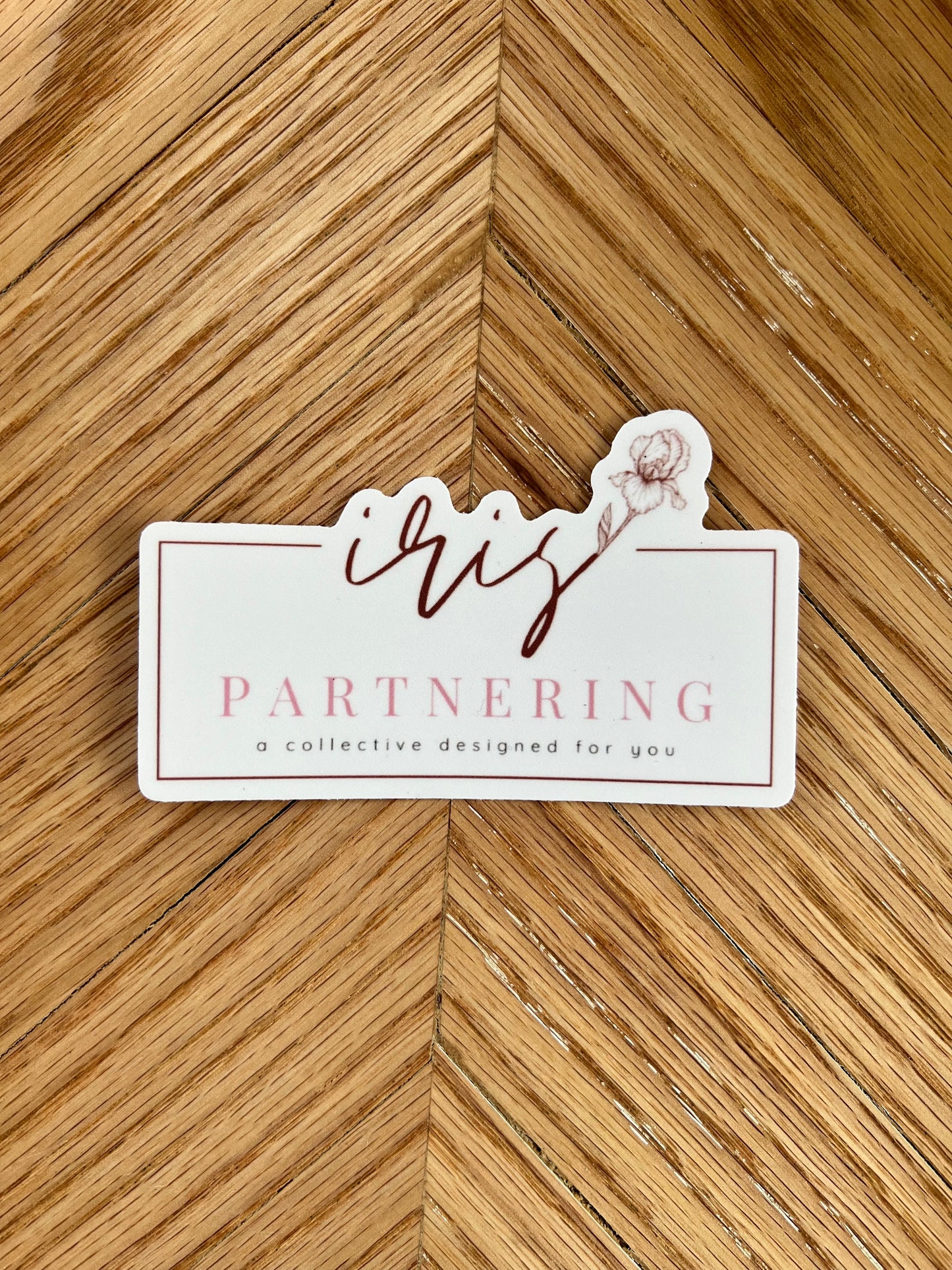 Iris Partnering Sticker