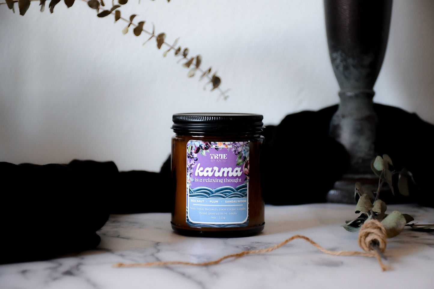 Karma is a Relaxing Thought Candle