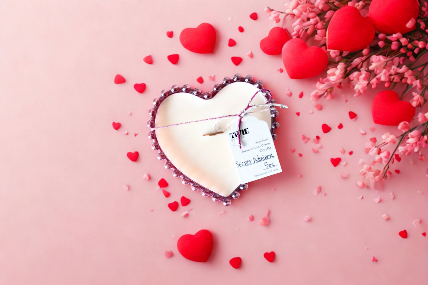 Secret Admirer Heart Candle – Limited Edition
