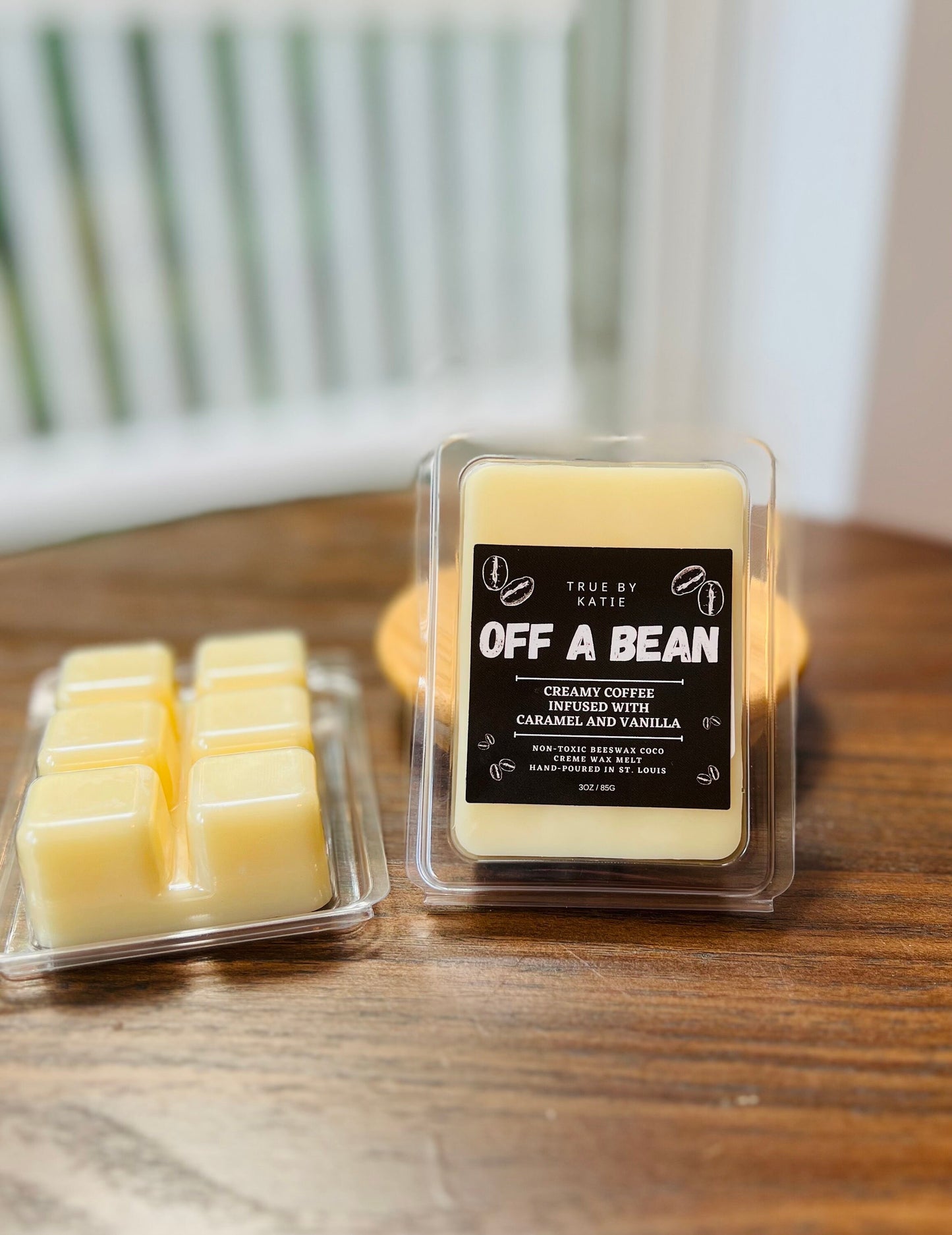 Off a Bean | Beeswax Wax Melt | Non-Toxic Scented Wax Melt | Creamy coffee smell | Coffee scent | Coffee lover gift