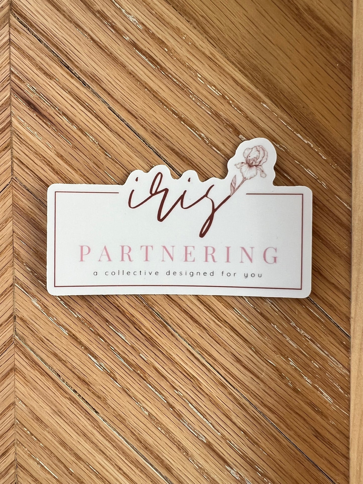 Iris Partnering Sticker