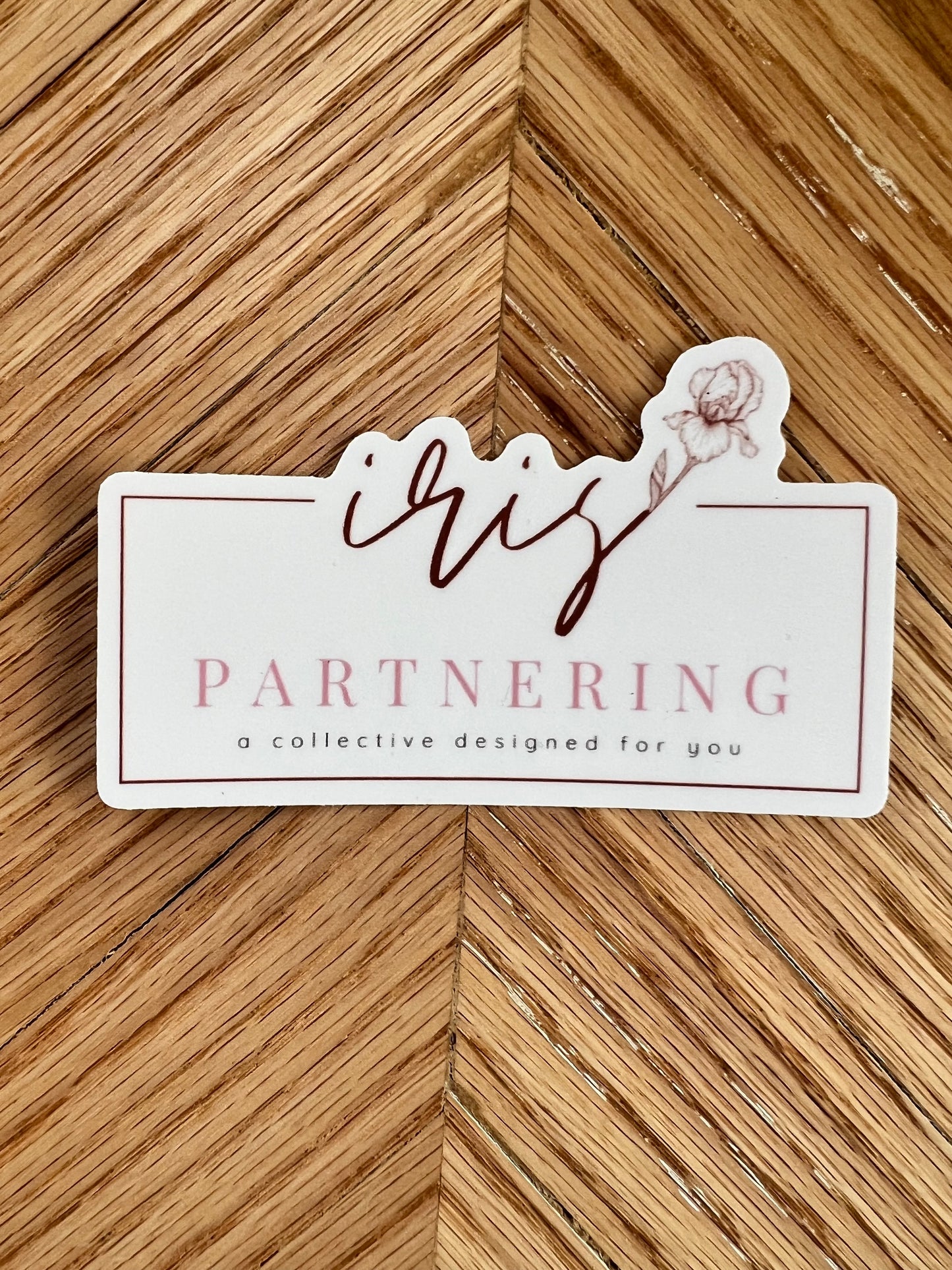 Iris Partnering Sticker