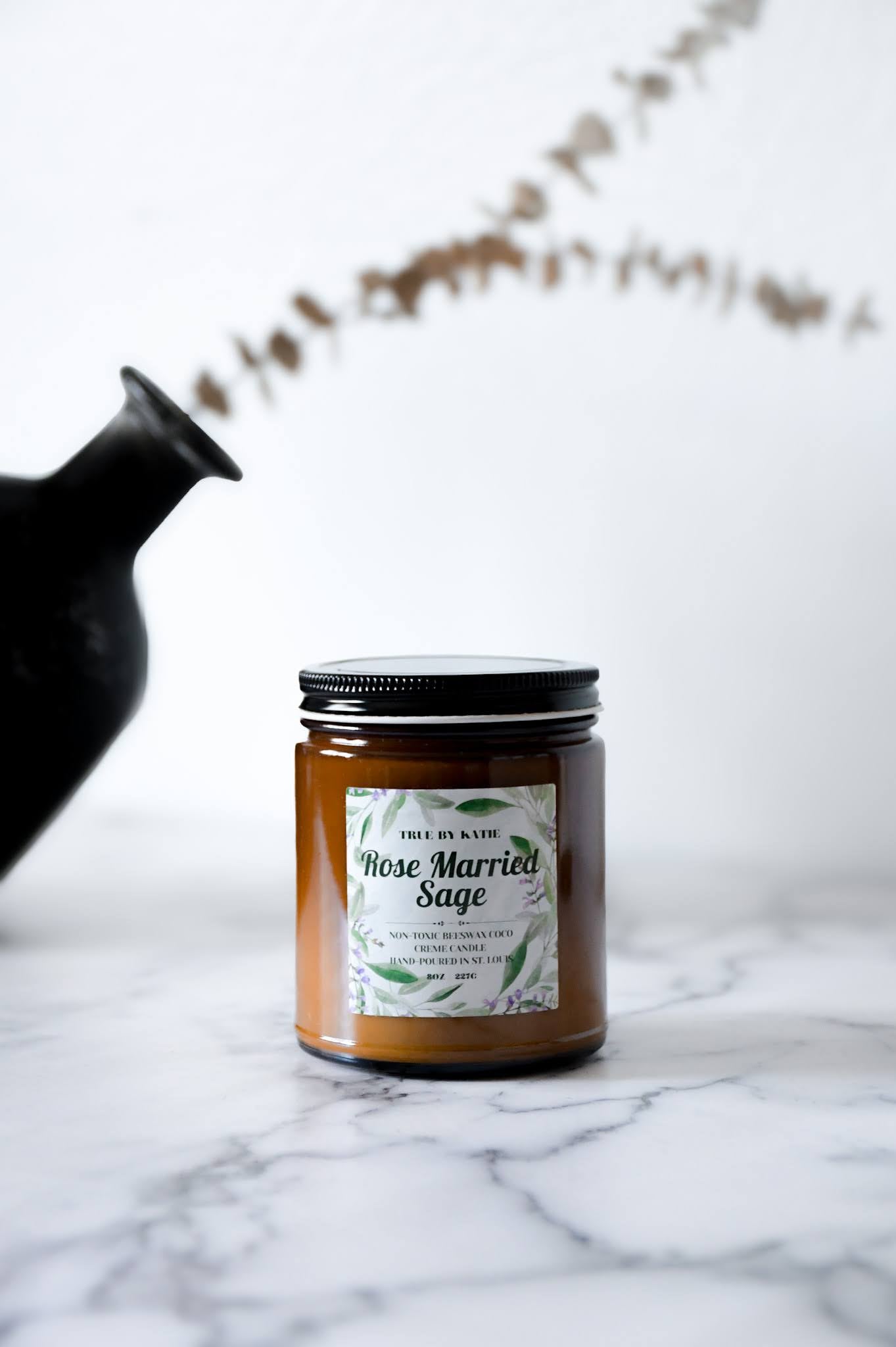 Rose Married Sage Candle