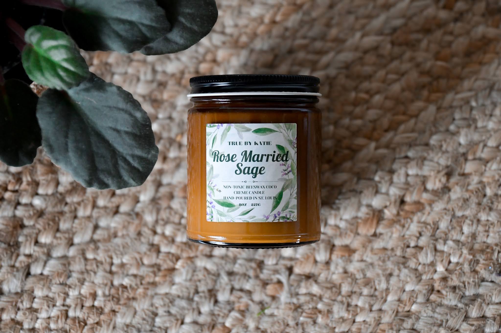 Rose Married Sage Candle