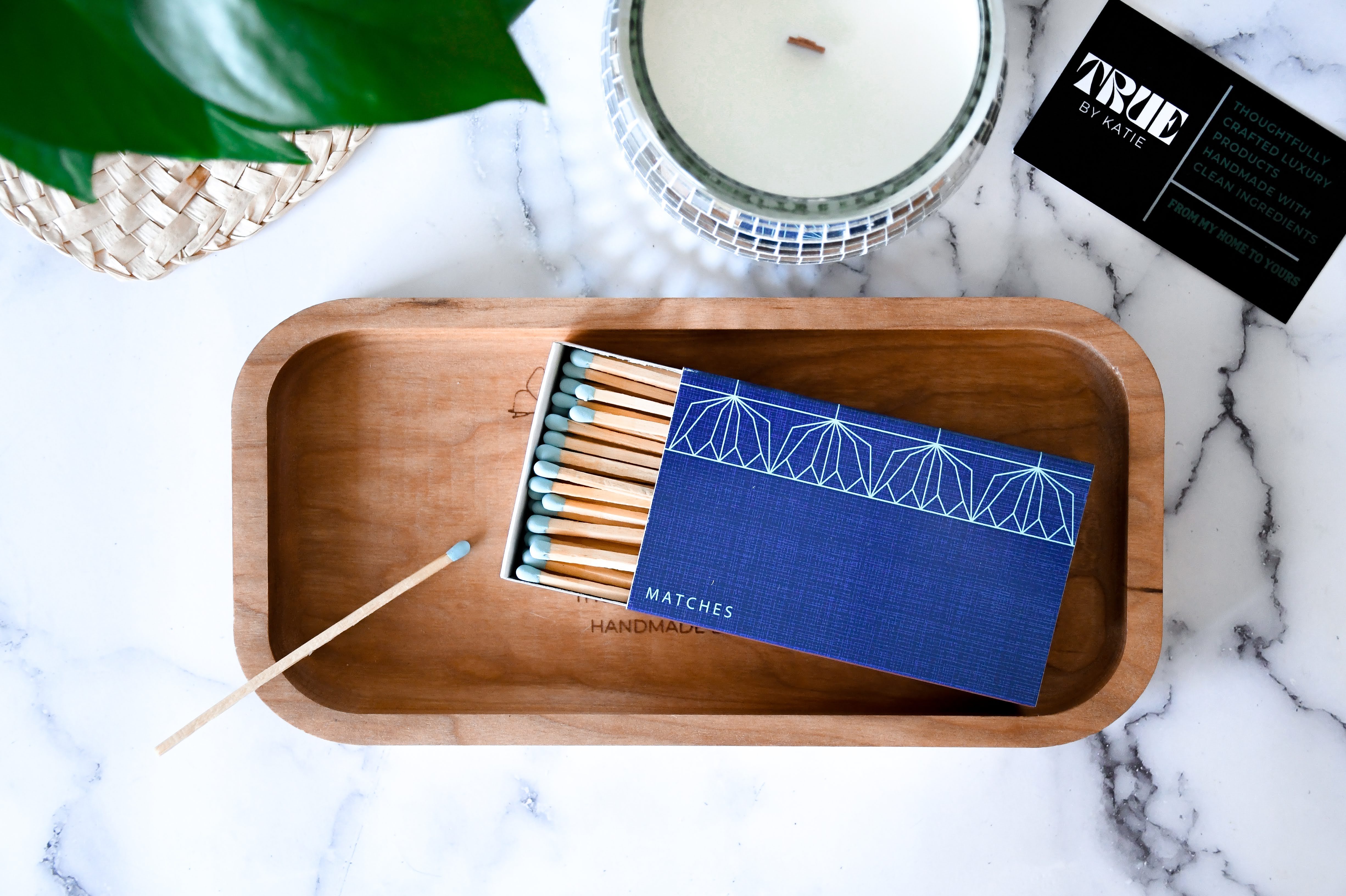 Lotus Blossom Blue Matchbox