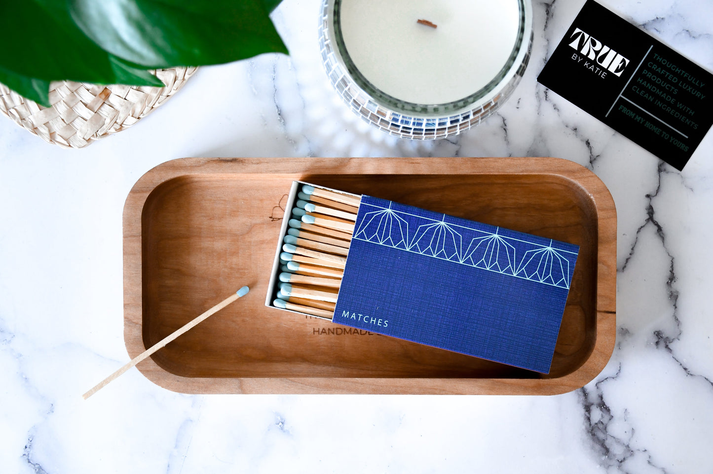 Lotus Blossom Blue Matchbox