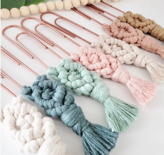 Macrame Diamond Bookmark